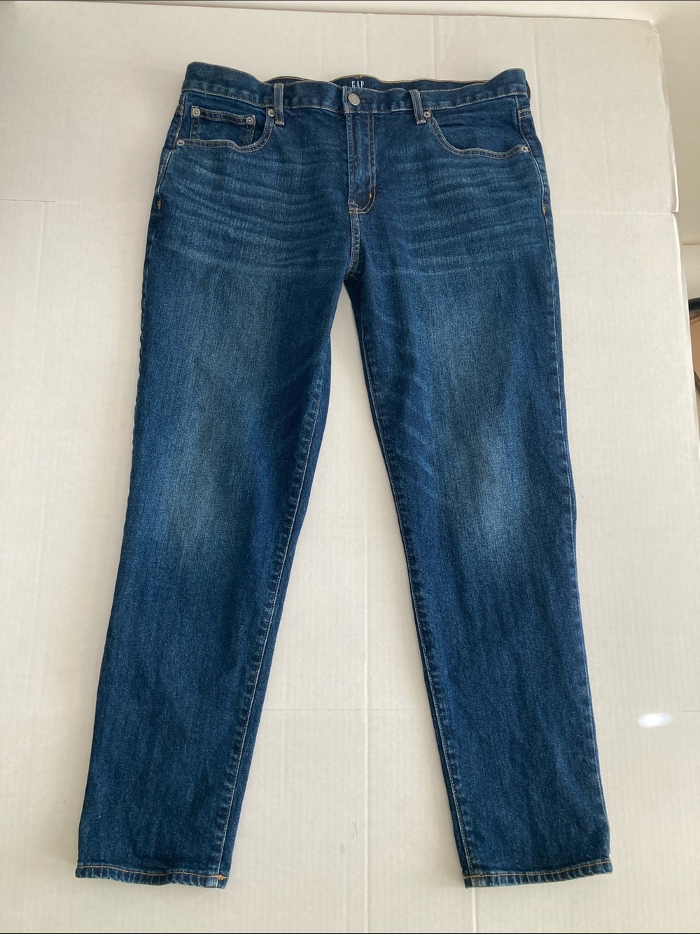GAP Girlfriend 1969 Jeans in Dark Blue Denim Size 31